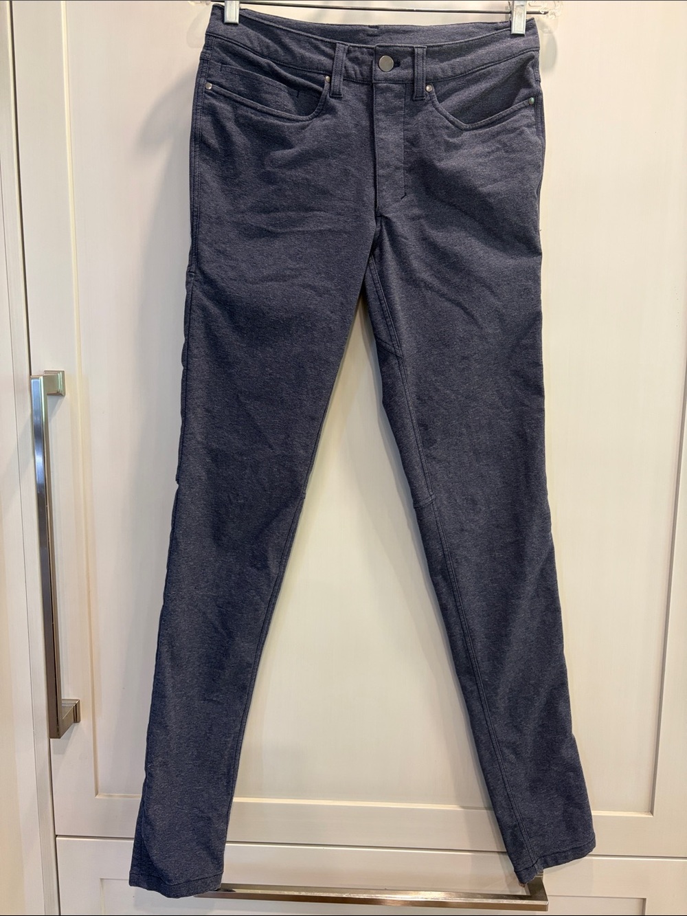 Lululemon Men’s slim fit men’s heathered blue trouser - Tall 34” inseam